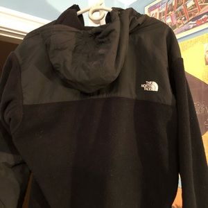 North Face Men’s Denali Fleece with HOOD in Black